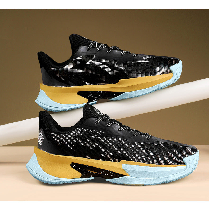 Basketball Shoes New Mesh Breathable Anti-Slip Practical Cushioning Rebound Sneakers Fashion Trend Lightweight Sports Shoes
