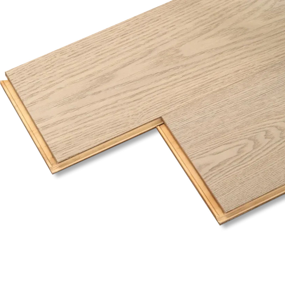 Three-Layer Engineered Ash Wood Flooring Custom Solid Hardwood UV Lacquer Finish Waterproof Anti-slip for Living Room Outdoor
