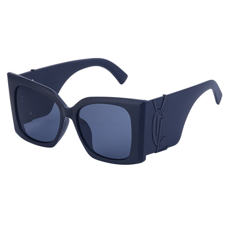Yang Shulin Style Cat Eye Sunglasses for Women Fashion Large Frame Sunglasses High-end Sun Protection Glasses glasses