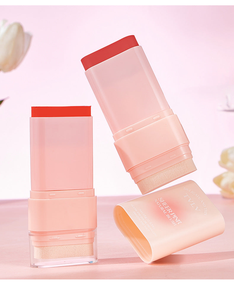 Matte Blush Cream15g Nude Six-Color Waterproof Gradient Blush Cream Version Daily Makeup