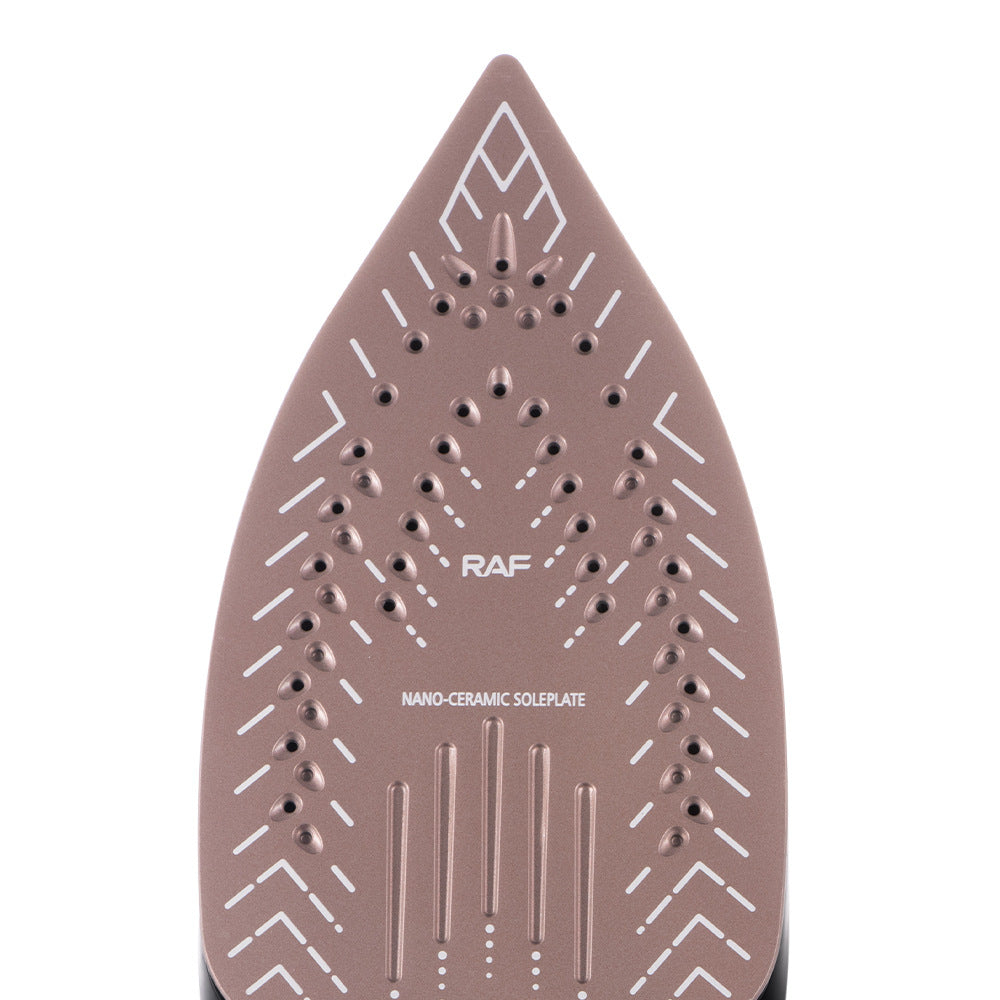 RAF European Standard New Ceramic Floor Electric Iron Hotel Supplies Rose Gold Hot-Selling Electric Iron R.1002