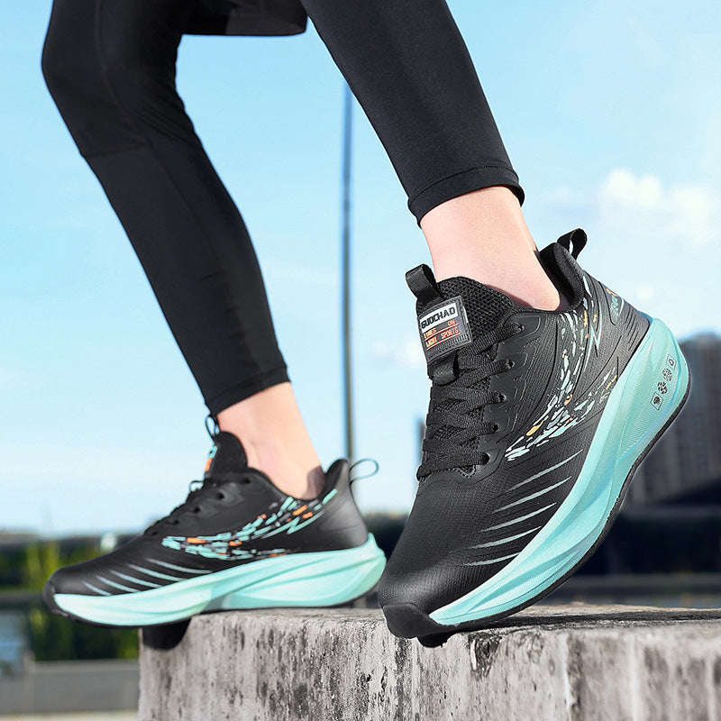 Youth Ultra-Light Soft Sole Running Shoes Leather Waterproof Comfortable Casual Fashion Men's Shoes Non-Slip Wear-Resistant Sports Shoes