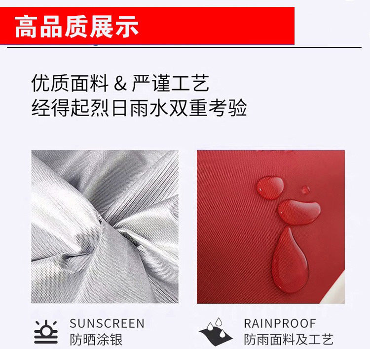 Outdoor Sunshade Shelter Sun Protection Waterproof Home Parking Shed Food Stall Rural Wedding Celebration Mobile Banquet Tent