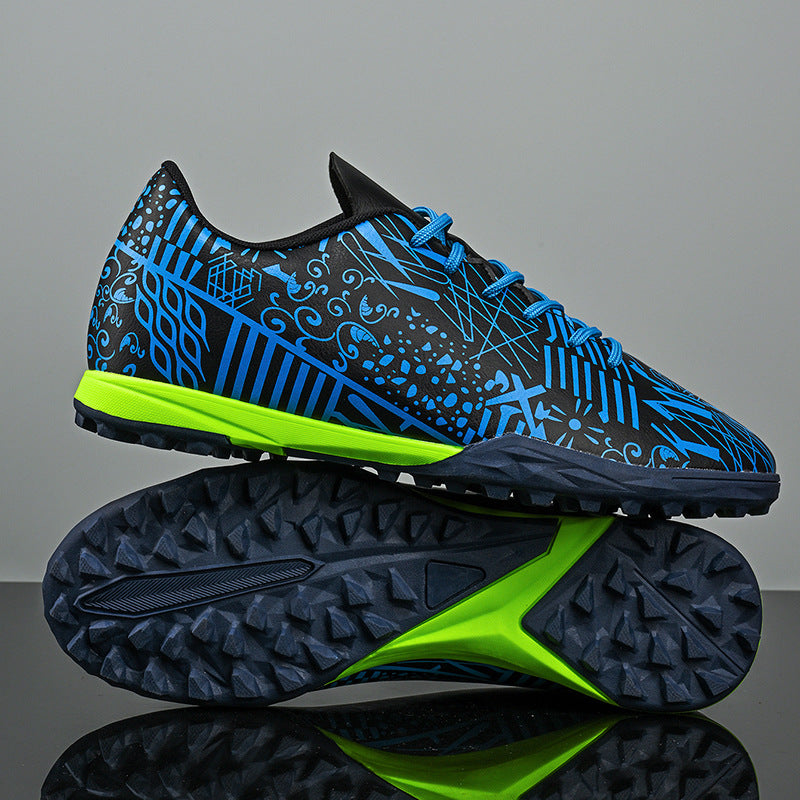 New Men's Football Shoes Low-Cut Long Spikes Broken Spikes Youth Student Professional Training Sports Shoes