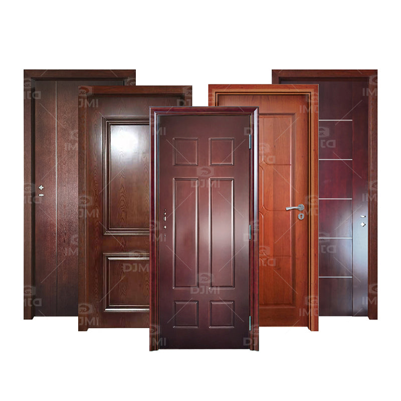 China Top Manufacturer Custom High Quality Bedroom Door Internal Room Door Design Modern Interior Wooden Door