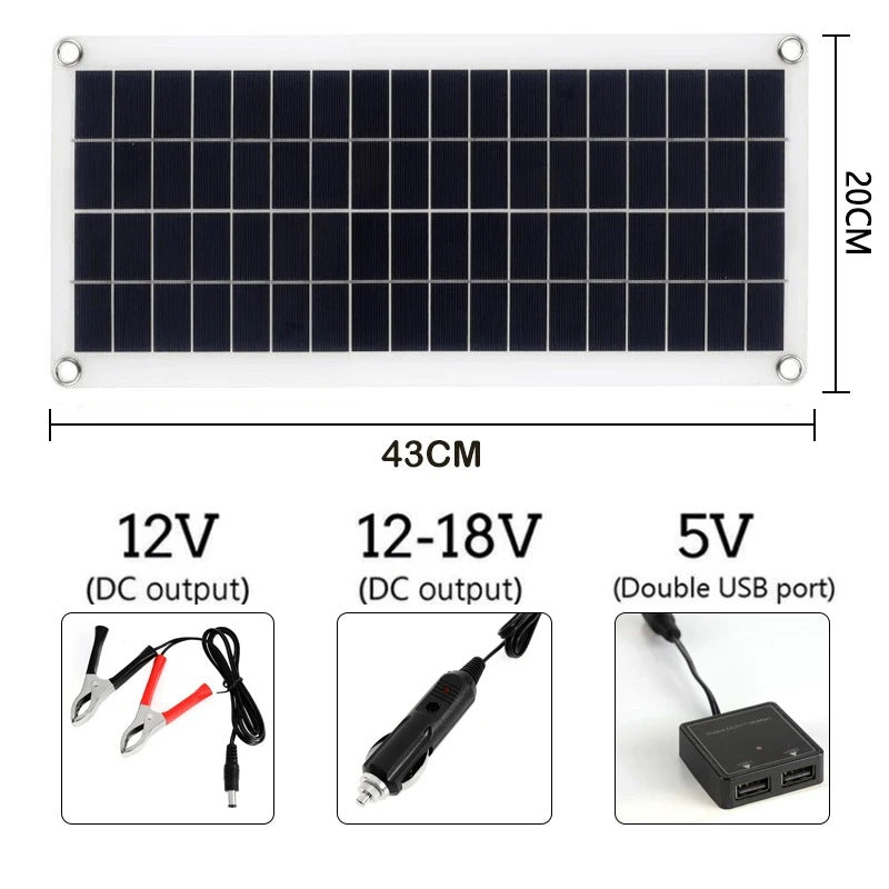 E-commerce Solar Charging Panel Portable Lightweight Solar Panel Flexible Solar Panel Solar Charging