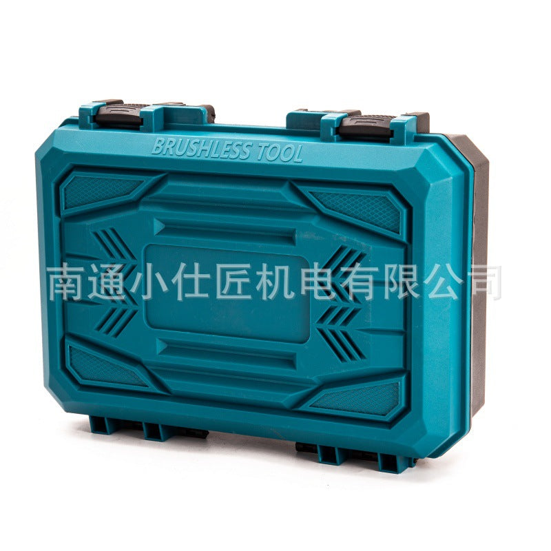 Cross-Border Foreign Trade Dropshipping Electric Angle Grinder Brushless Lithium Battery Tool Two Batteries One Charger High-Power Angle Grinder Grinding