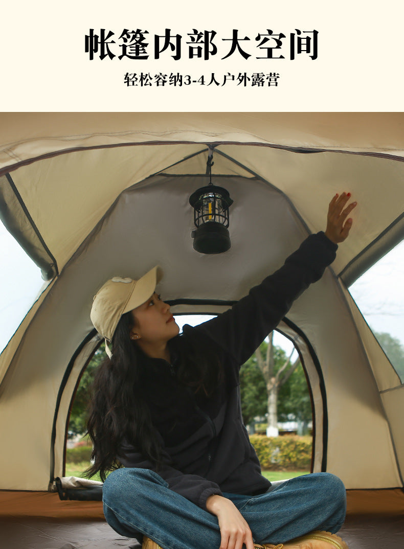 Hot-Selling Outdoor Camping Fully Automatic Waterproof Sunproof Quick-Open Tent Camping Mosquito-Proof Portable Tent Wholesale