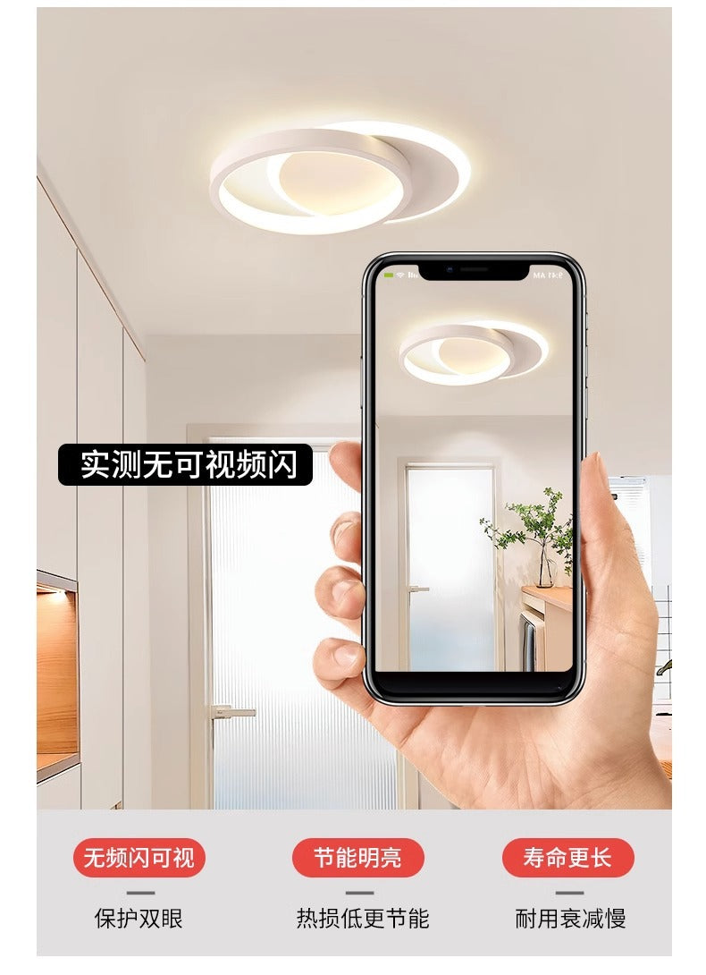 Creative aisle light corridor light, simple and modern led Ceiling Light Square Cloakroom Surface Mounted Recessed Entryway Stair Light