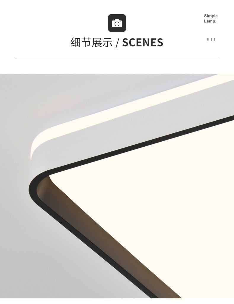 Zhongshan Lighting Full Spectrum Bedroom Lamp led Ceiling Lamp Nordic Modern Simple Room Smart Eye Protection Master Bedroom Lamp