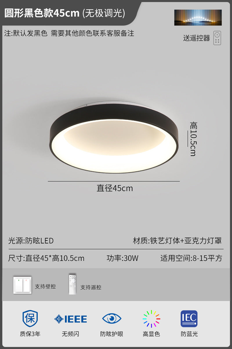 2025New Year's New Internet Celebrity Lighting Collection Master Bedroom Ceiling Light Simple Modern Nordic Style Room led bedroom lamp
