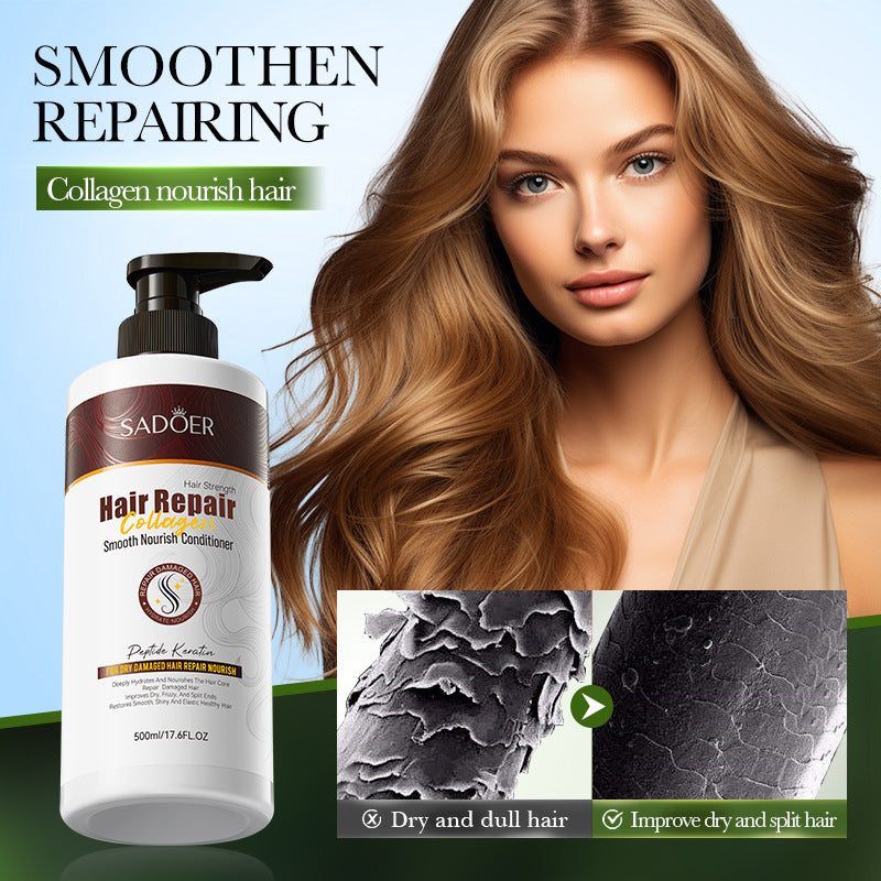 Collagen Smooth Conditioner SADOER Repair and Nourishing Hair Conditioner Cross-Border Wholesale