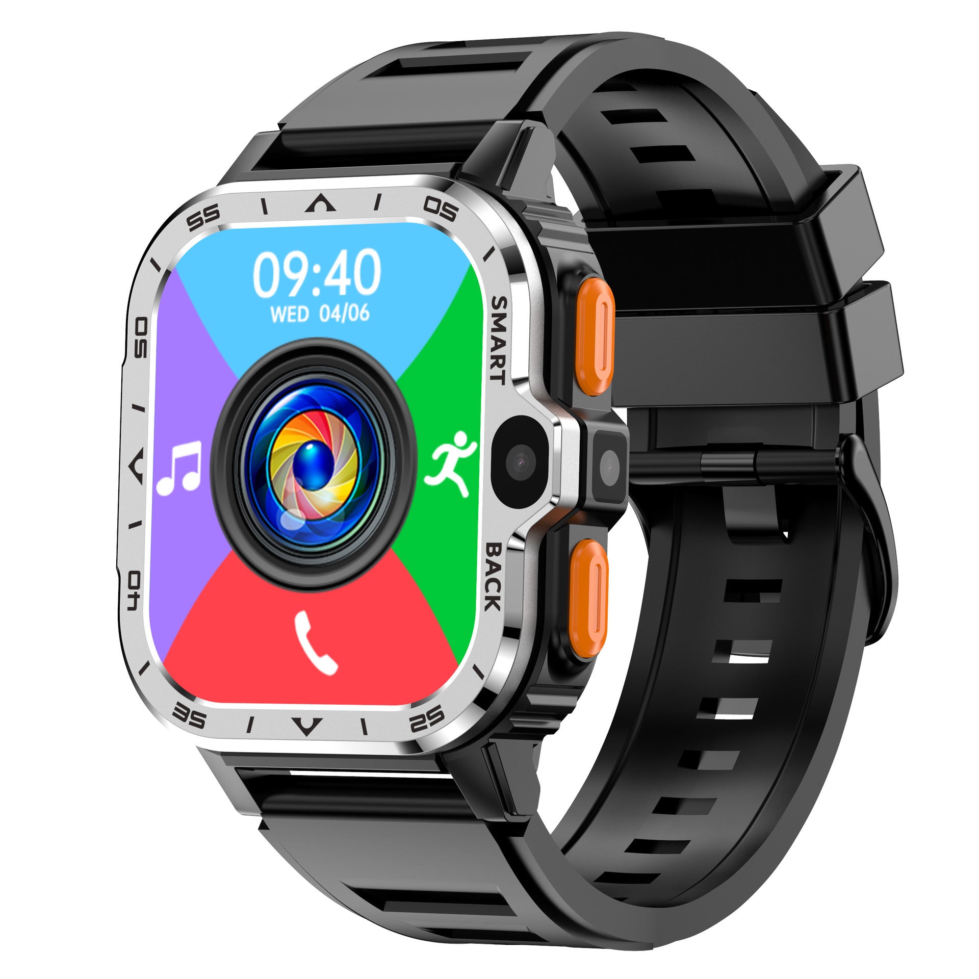PGD Watch Smart Watch5G Plug-in Card Full Netcom Built-in Google Store Independent APP Download the Three-Proof Sports
