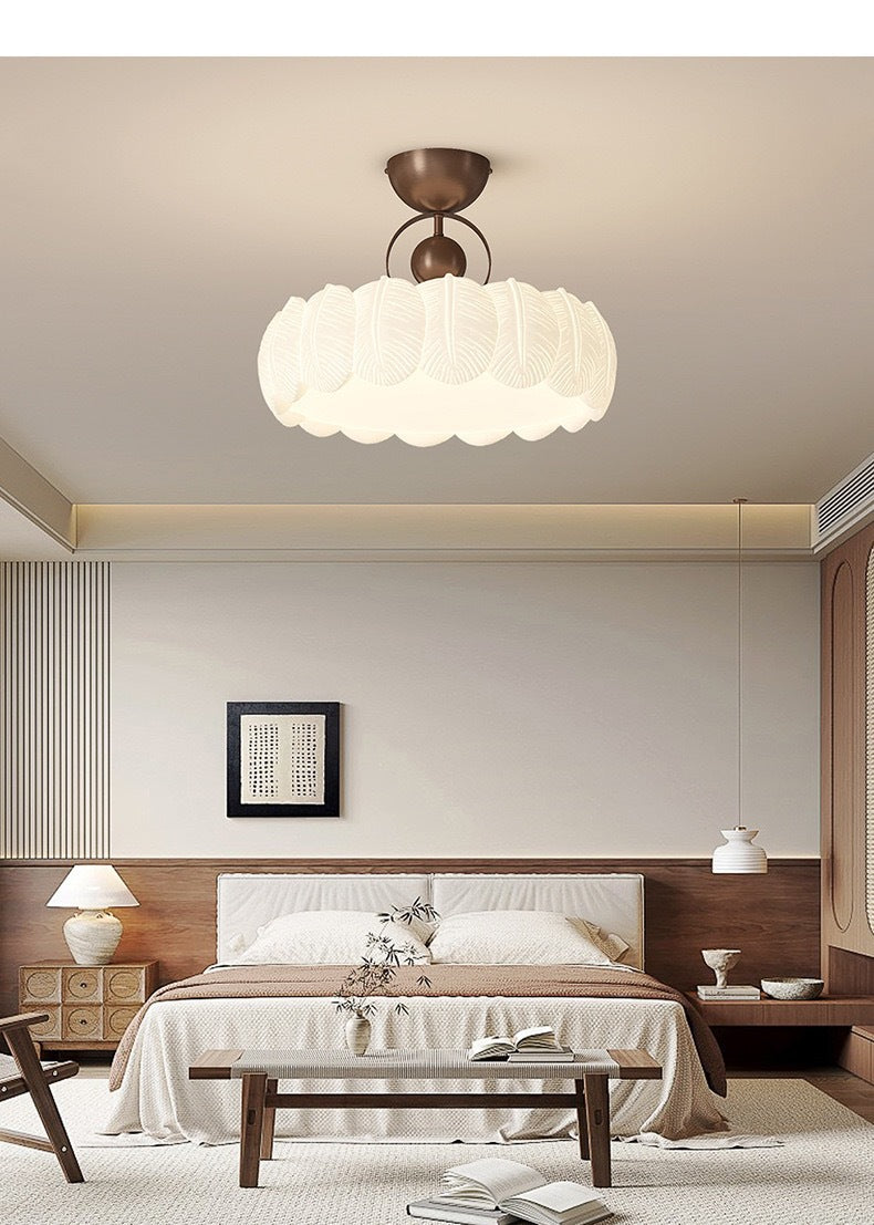 Bedroom Ceiling Light French Vintage Cream Master Bedroom Room Lighting Full Spectrum Eye Protection Modern Simple Study Light