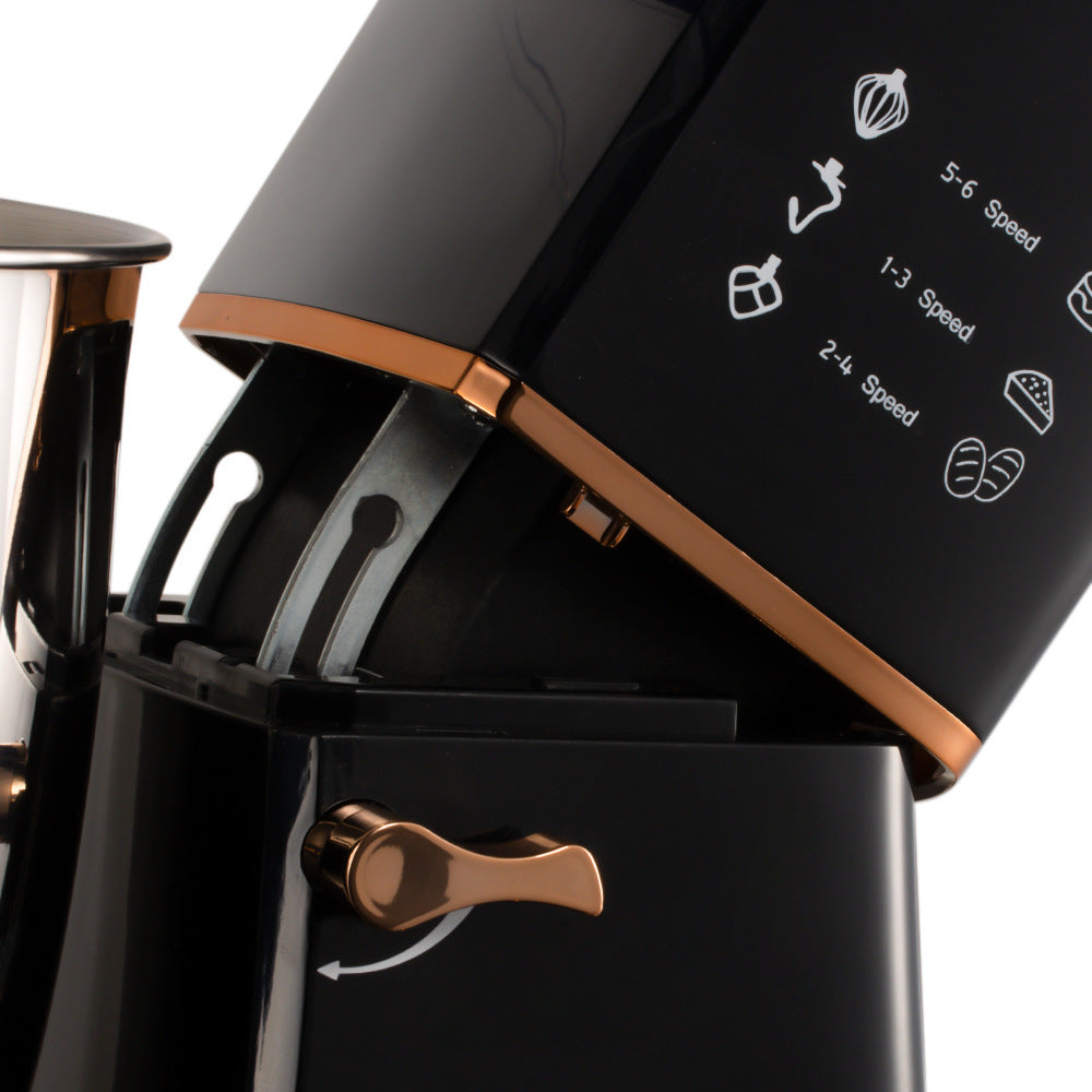 Chef Machine Fully Automatic Dough Mixer Kneading Stirring Milk Cap Egg Beater Desktop Commercial Small Multi-Functional5.5L