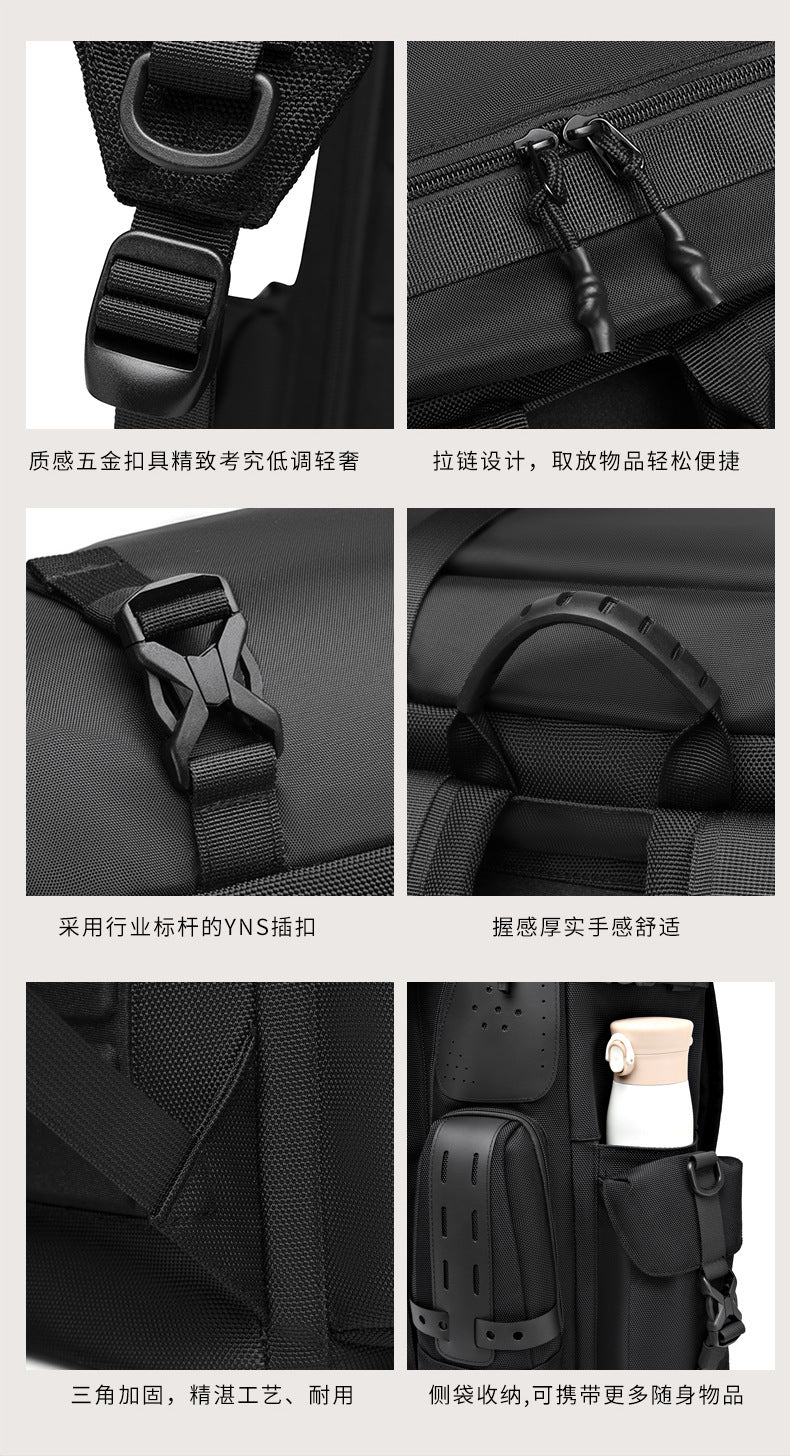 OZUKO Tactical Backpack Men's Shoulder Large Capacity Waterproof Baseball Bag Outdoor Travel Multifunctional Trendy Sports Bag