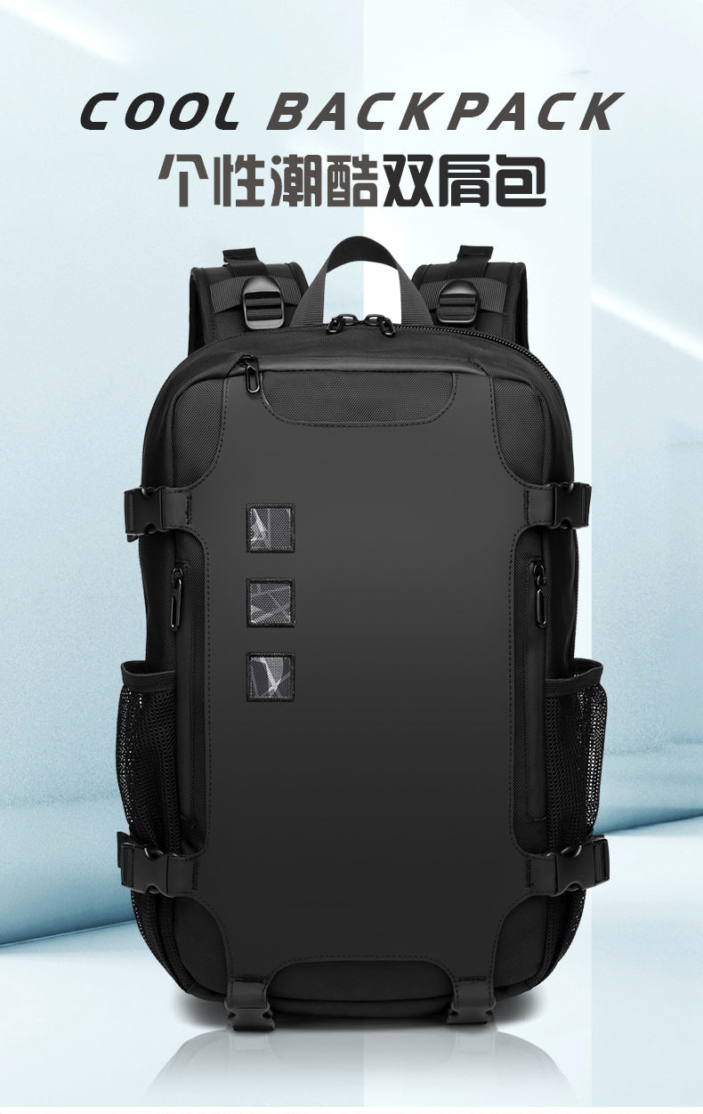 Korean Style Backpack Trendy Brand Laptop School Bag Lightweight Large Capacity Water-Resistant Commuter Bag for Middle and High School Students and College Students