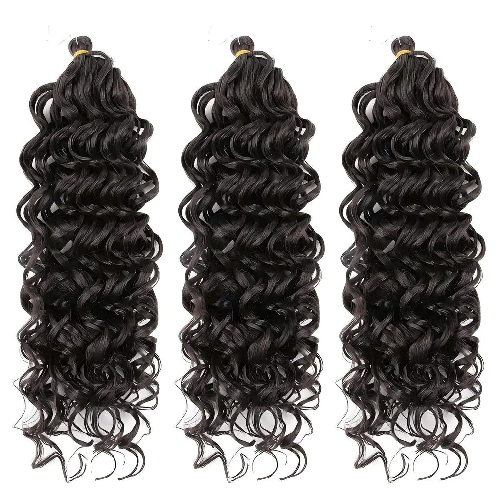 European and American Style Wig Hawaiian Curl Crochet Hair Hawaii Ocean Wave Braiding Hair20in90g