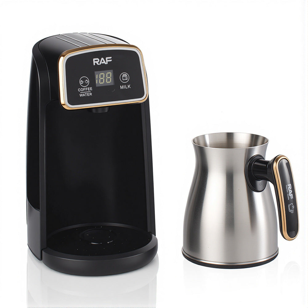 RAF Home Heating Stainless Steel New Turkish Coffee Pot Portable Office Coffee and Tea Maker R156