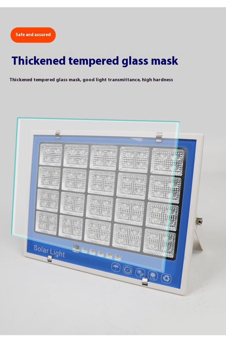 Super Bright New Rural Household LED Street Light Indoor/Outdoor IP65 Flood Light Waterproof Iron ABS for Roads Solar Panels