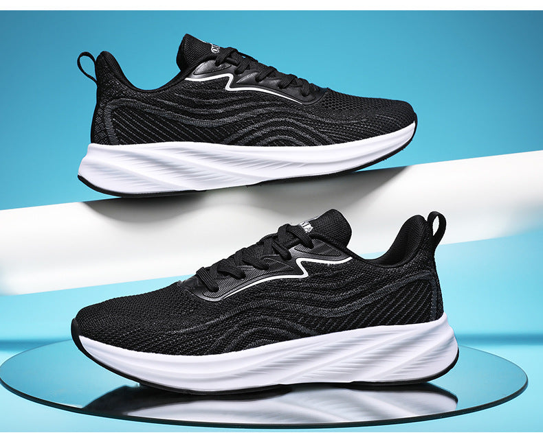 2024Chunxin Professional Running Shoes for Men and Women, Breathable Flyknit Mesh, Lightweight, Non-Slip, Student Physical Test Training Sports Shoes