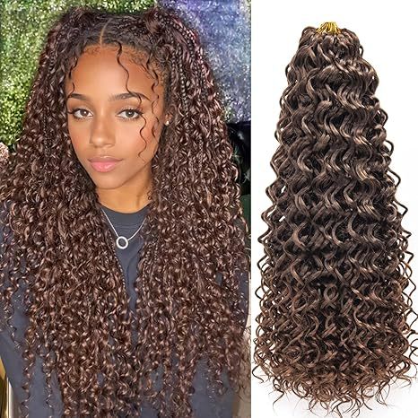 Synthetic Crochet Hair GOGO Curl Crochet Hair Multi-size Corrugated Wig Dropshipping