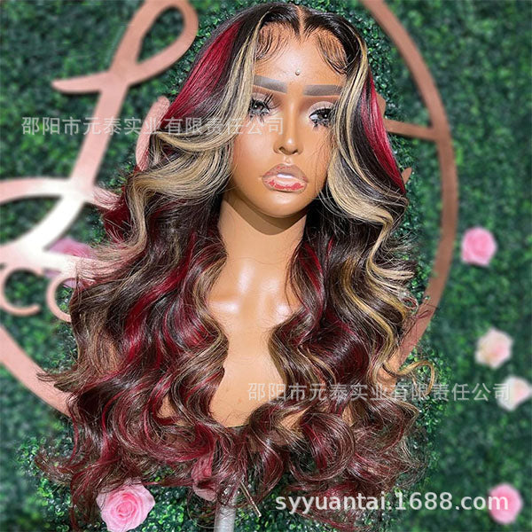 13*6 Lace Front  Blonde Synthetic Wavy Wig