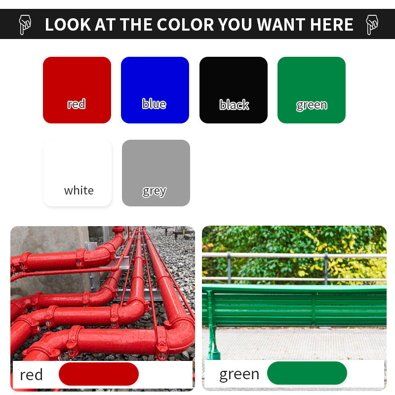 baolisi Colorful Rust Conversion Paint Southeast Asia Water-Based Metal Door and Window Rust Remover