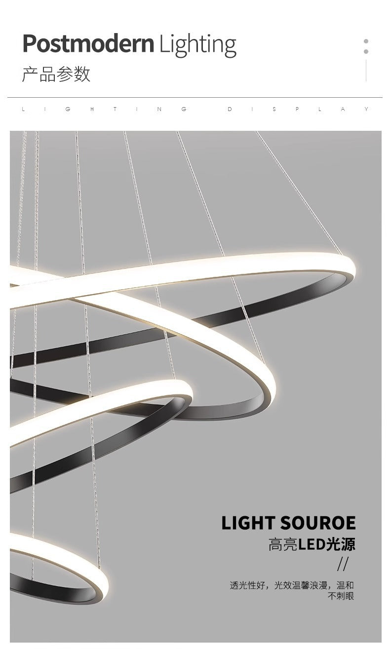 Nordic Atmosphere Modern Minimalist Dining Room Pendant Light Luxury Living Room Pendant Light Study Home Bedroom Dining Room led Chandelier