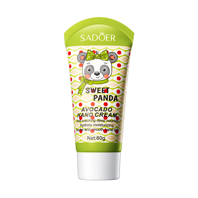 Cartoon Hand Cream60g SADOER Avocado Milk Moisturizing and Hydrating Autumn and Winter Cross-Border Wholesale