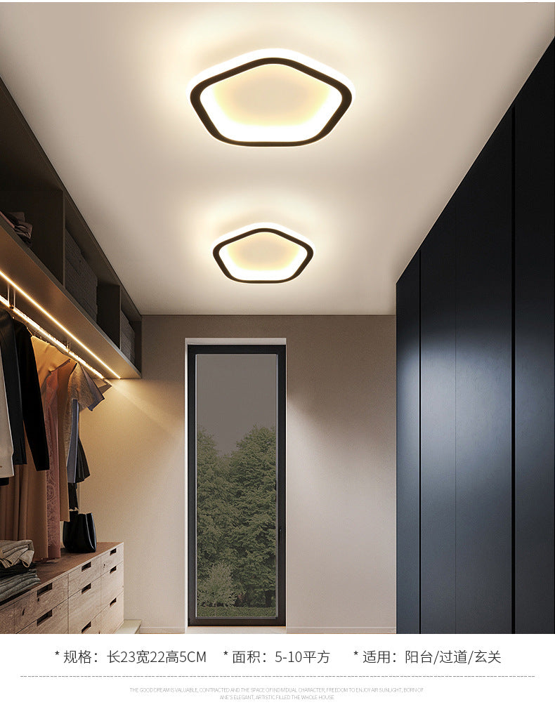 Aisle Light Entryway Hallway Light Iron Art Stair Light Cloakroom led Ceiling lamp balcony lamp Zhongshan lighting fixtures