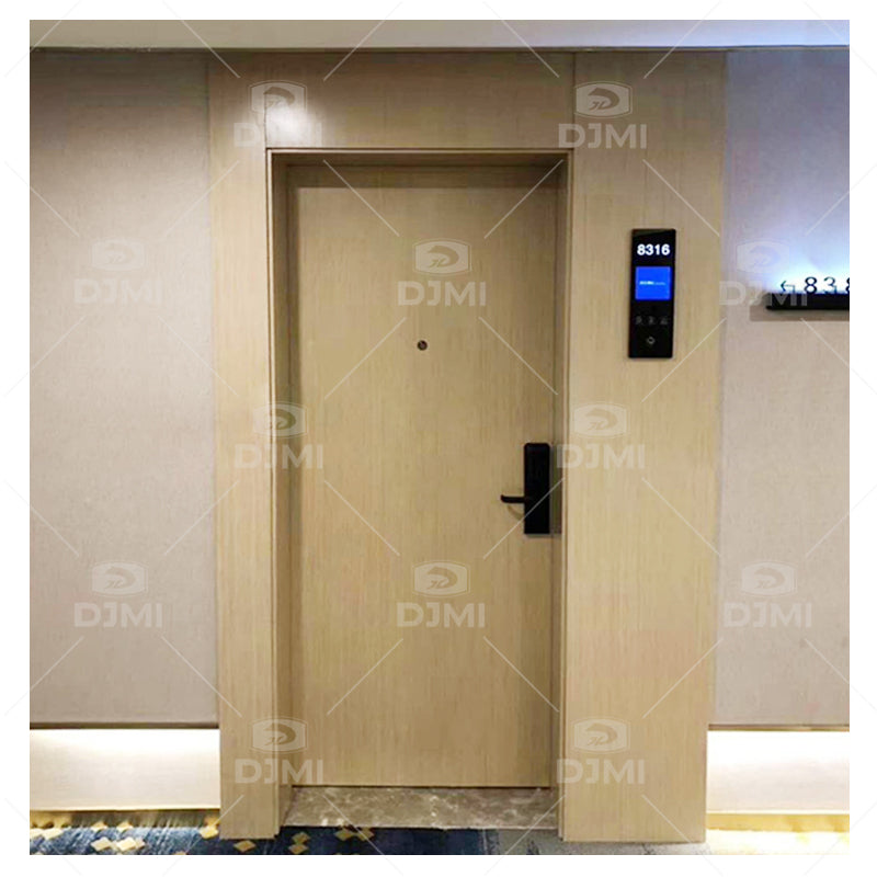 Soundproof Custom Modern Wood Flush Panel Interior Bedroom Hotel Wooden Doors
