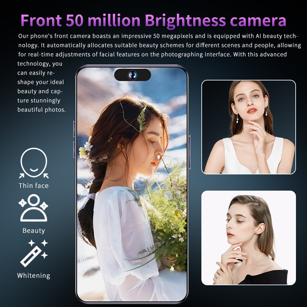 i15proMax Smartphone6.8Inch Hd Large Screen3+64GB Android Hot-Selling Phones Wholesale