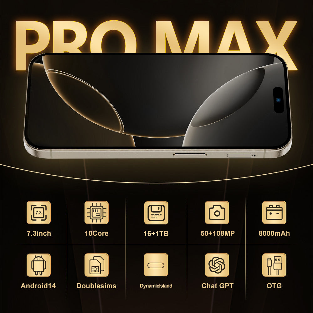 i16 ProMax Android Smartphone16+1T Shopee E-commerce(Popular)