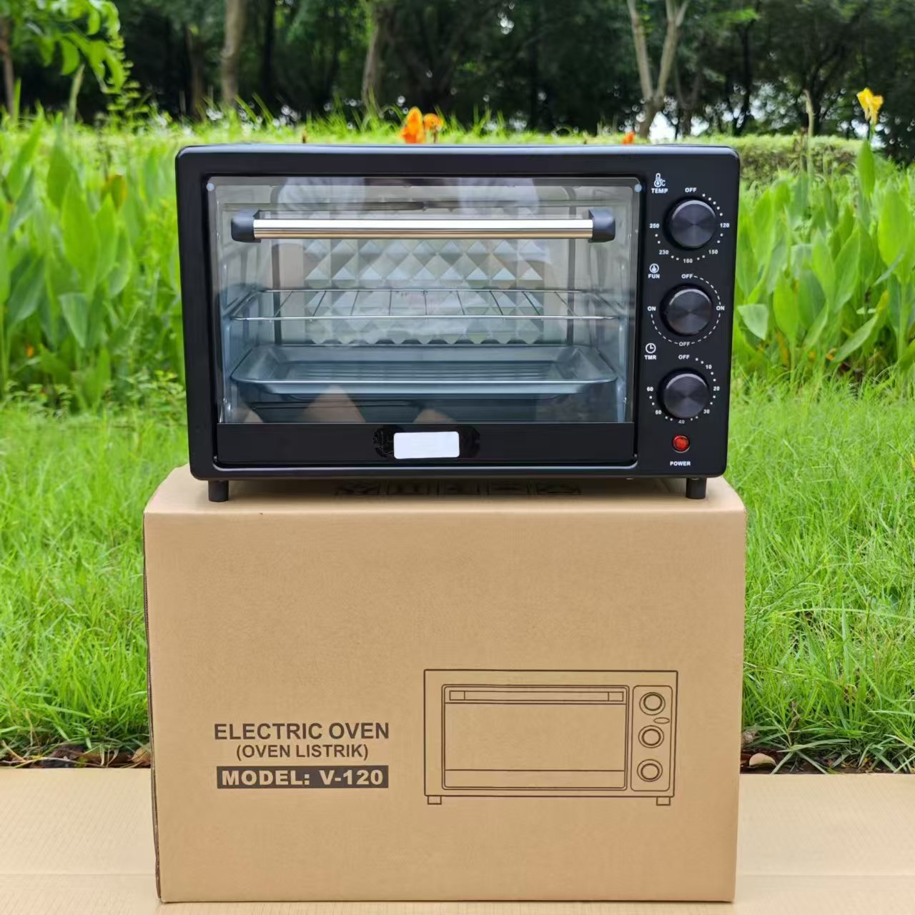 15L Oven Household Multi-Functional Small Double-Layer Baking12L Oven~48L Large Capacity Electric Air Circulation