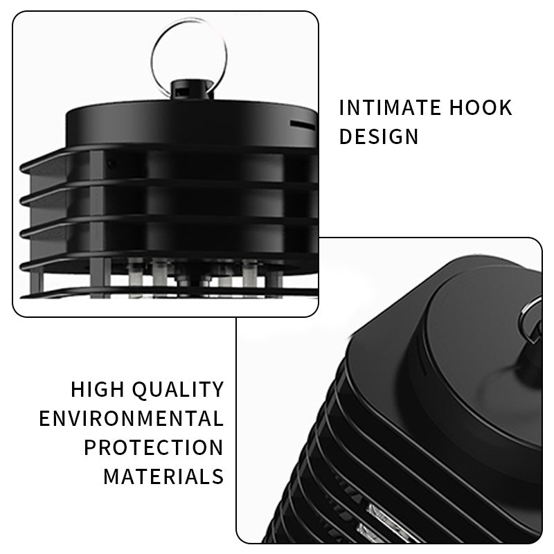 Specialized Electric Shock Photocatalyst Mosquito Killer Lamp LED Electronic Mosquito Repellent Household Black Diamond Silent Mosquito Trap Lamp