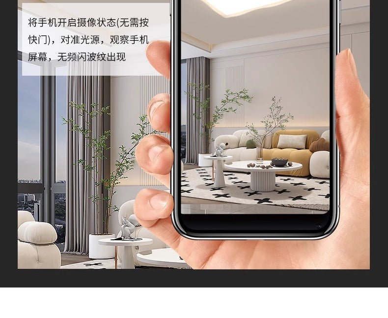 Living Room Main Light2025New Modern Simple Flower Cream Style Ceiling Light Zhongshan Lighting Full House Package