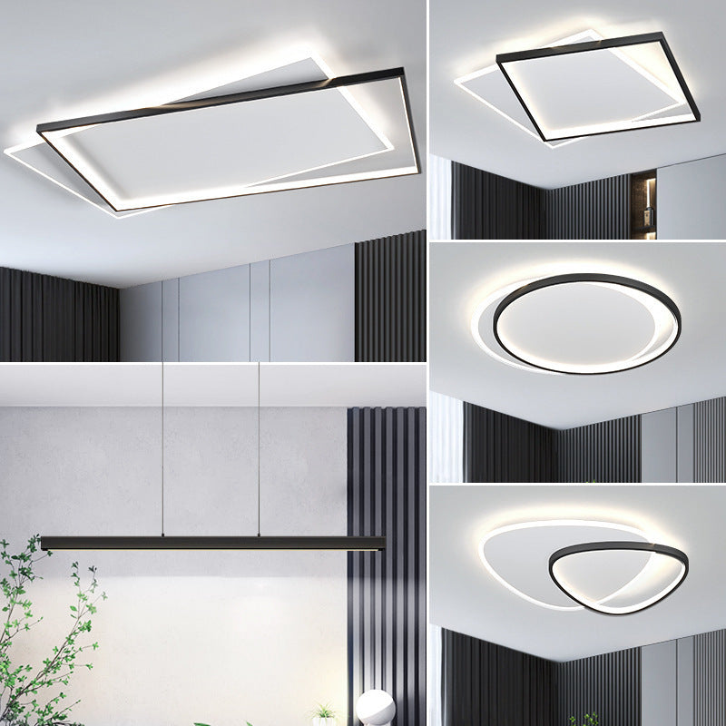 Lamp in the living room led Ceiling Light Modern Simple Elegant Main Light Three Rooms Two Halls Package Combination Lighting Zhongshan Lighting