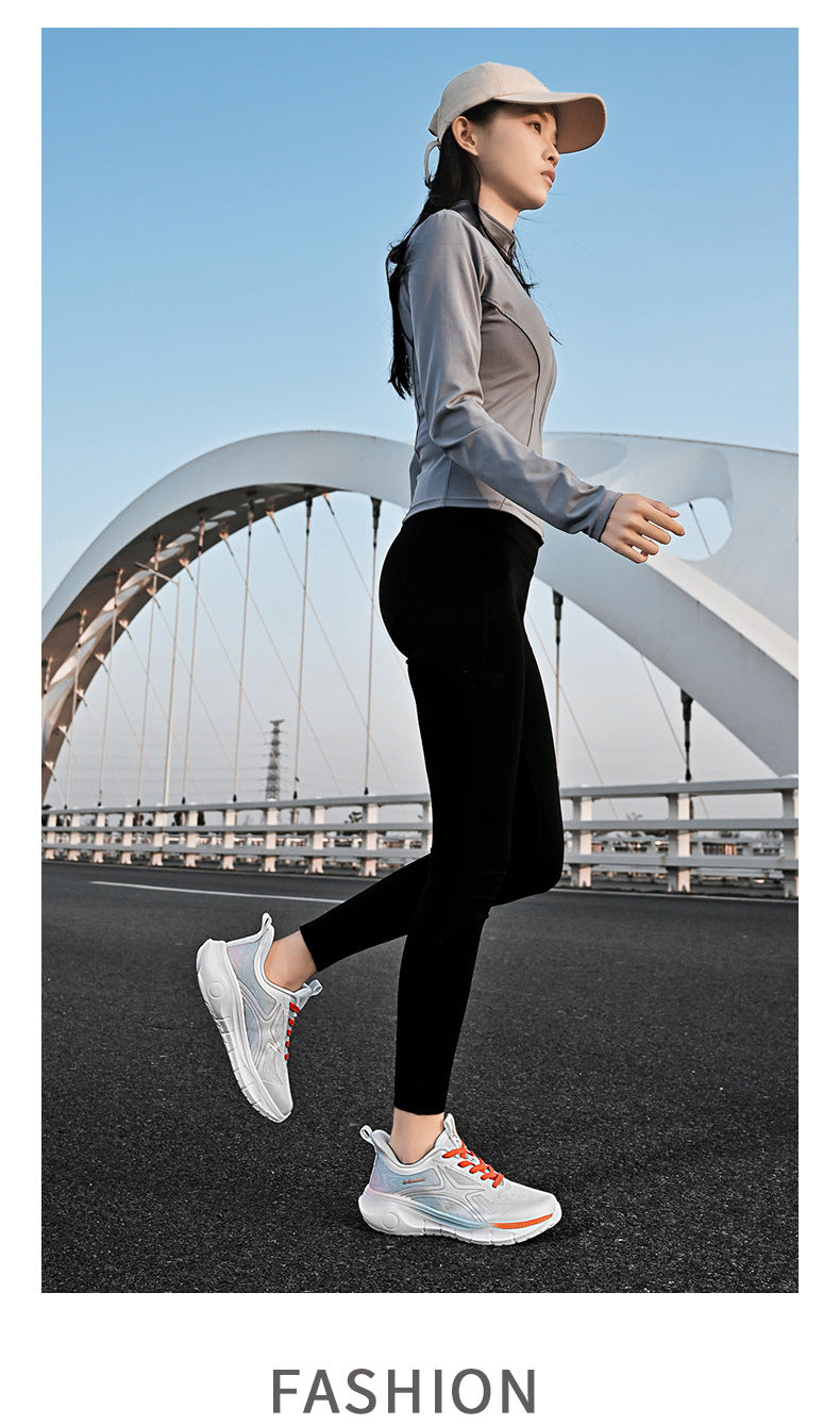 Spring New Fashion Versatile Lightweight Sports Shoes In Stock Hot Sale Casual Couple Shock Absorption High Elastic Running Shoes