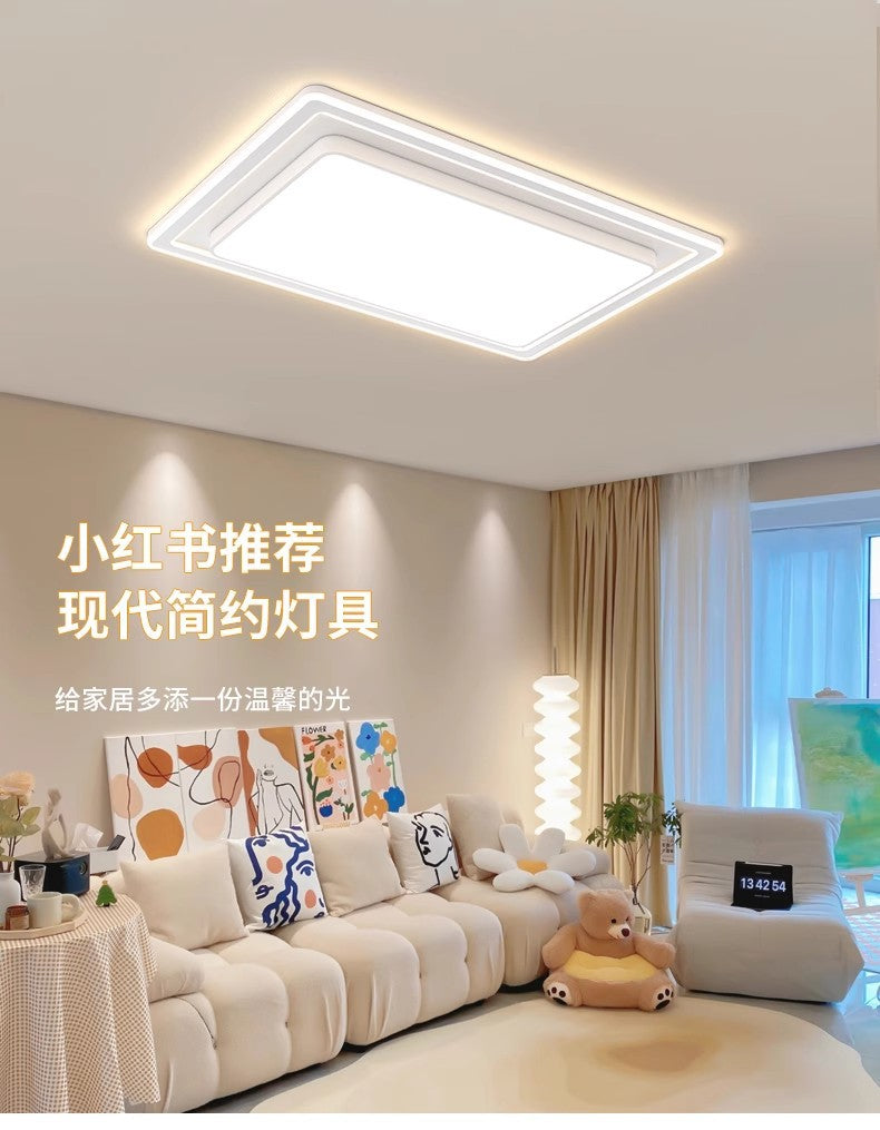 Whole House Lighting Four Bedrooms Two Living Rooms Ceiling Light led Modern Simple Master Bedroom Lamp Iron Art Living Room Lamp Elegant Home Use