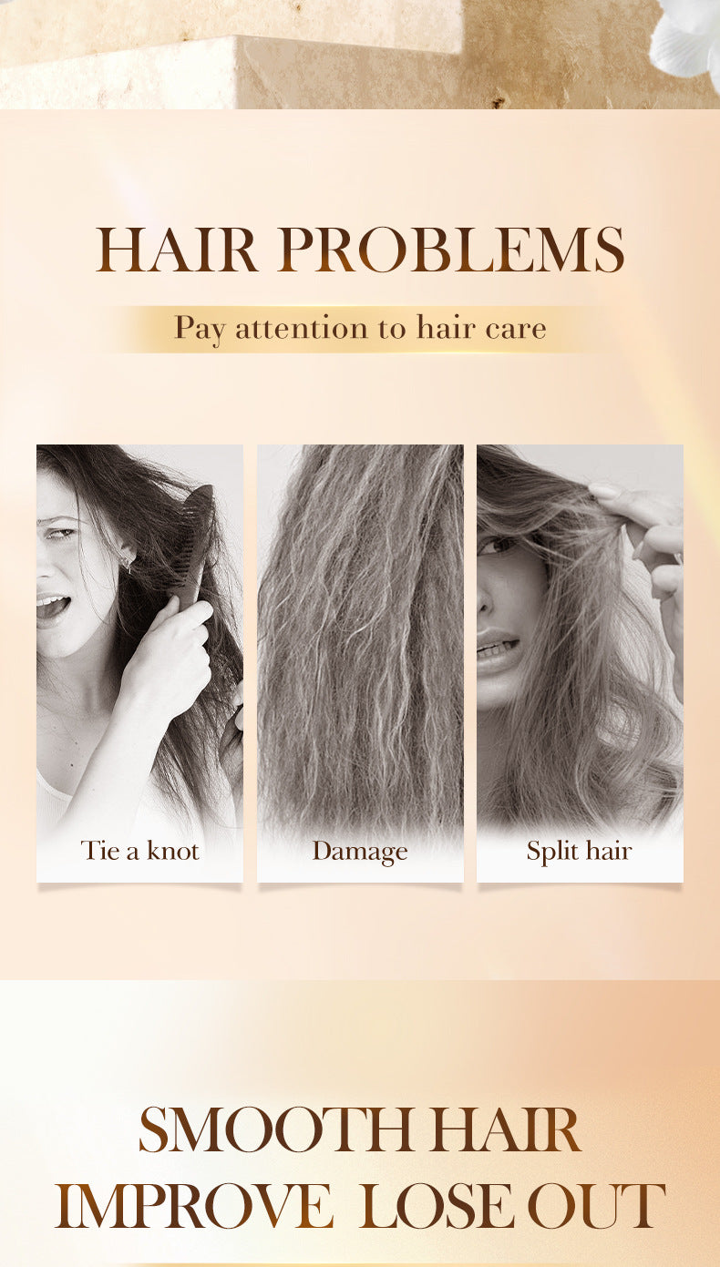 Black Castor Oil Hair Care Essential Oil SADOER Moisturizing and Smooth Hair Conditioner Cross-Border Wholesale