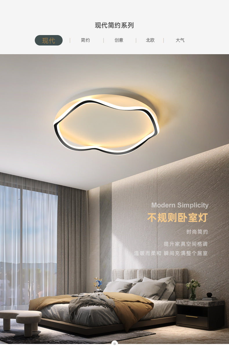 Simple Modern Bedroom Light LED Warm and Romantic Room Lamp Study Lighting New Creative Nordic Ceiling Light Fixture