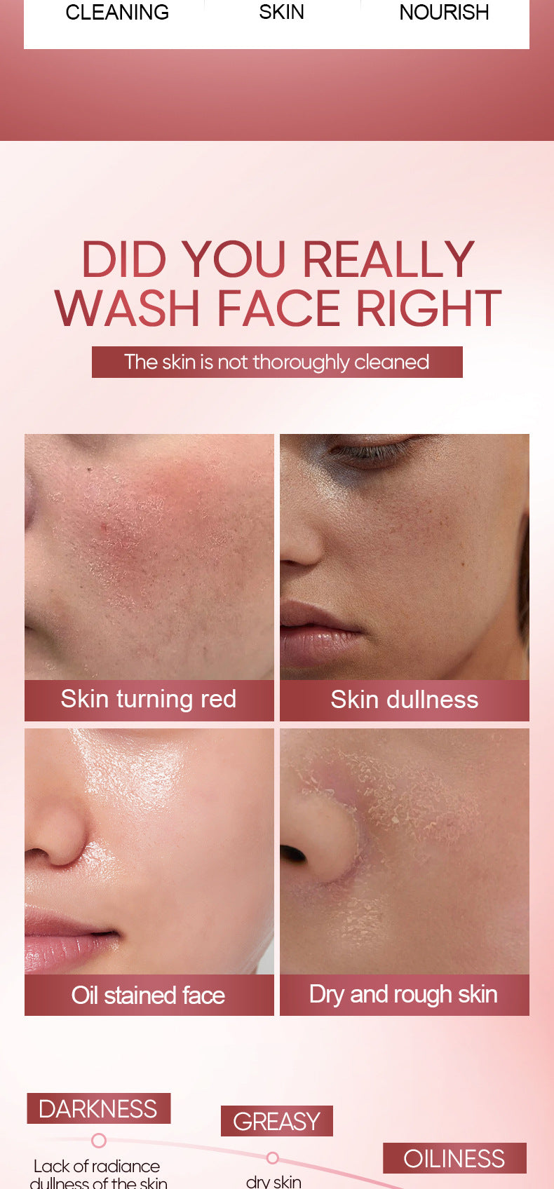 Snail Purifying Facial Cleanser BIOAOUA Moisturizing and cleansing facial cleanser cross-border foreign trade wholesale