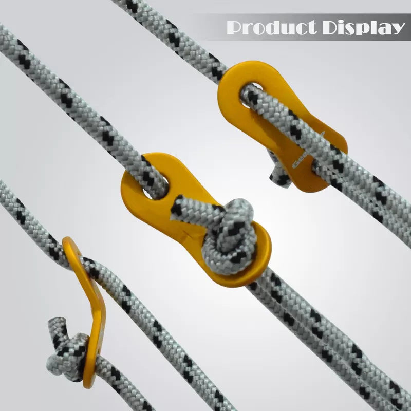 Outdoor camping tent accessory reflective guy ropes5MM Canopy Fixed Windproof Drawstring Clothesline Canopy Wind Rope6Strip