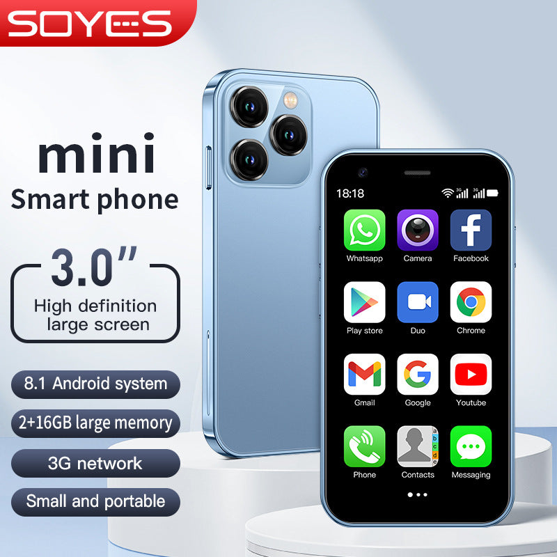 Hot Sale XS15 Mini Mobile Phone2+16G Ultra-small Pocket Android Smartphone Google Phone(Popular)