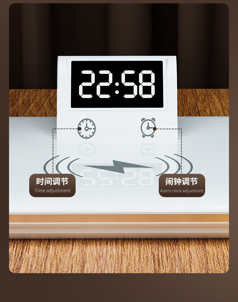 Creative Gift Night Light Multifunctional Desk Lamp Bluetooth Speaker Smartphone Wireless Charging Desk Lamp Atmosphere Light