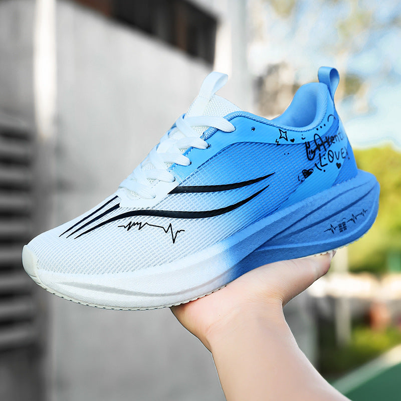 Autumn Winter New Style Feidian Carbon Plate Cushioning Rebound Sports Shoes Casual Fashion Men's Shoes Couple Breathable Comfortable Running Shoes