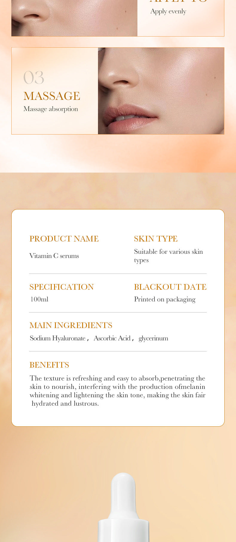 Full English Sakura Essence100ml SADOER Collagen elastic moisturizing essence  wholesale