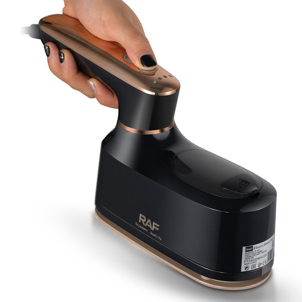 RAF European Standard Portable Garment Steamer for Home, Business Trips, and Travel, Handheld Steam Iron, Mini Iron