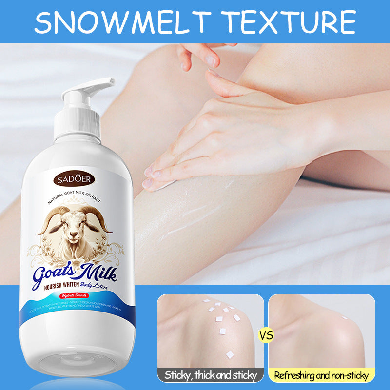 Goat Milk Whitening Body Lotion SADOER Nourishing, hydrating, moisturizing body lotion for foreign trade cross-border